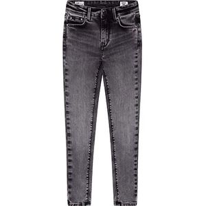 Pepe Jeans Pixlette High Jeans voor meisjes en meisjes, grijs (Denim-VS8), 8 jaar