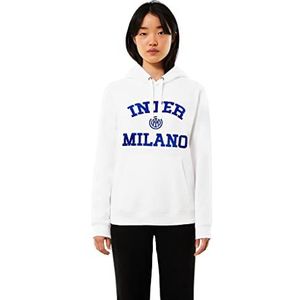 Inter Sweatshirt met capuchon, wit, L dames, Wit, L