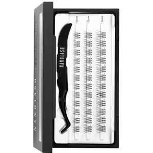 Voorgelijmde Wimpers Nanolash - Zelfklevende Wimpers, Voorgelijmde Cluster Wimperextensions, Zelfhechtende wimperclusters, Valse Wimpers Pre Glued (INNOCENT)