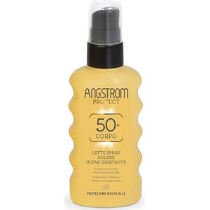 Angstrom Protect Zonnemelk Spray SPF 50+, hydraterende en langdurige werking, geschikt voor de gevoelige huid, 175 ml
