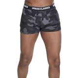 Urban Classics Heren 2-pack Camo Boxer Shorts, herenonderbroek, verkrijgbaar in vele verschillende kleuren, maten S - 5XL, Dark Camo, XXL