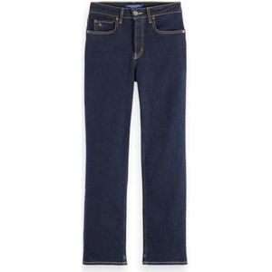 Scotch & Soda Core Sky Straight Fit Jeans-Clean Blue Dames, Clean Blue 1419, 26W x 30L