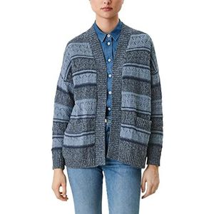 s.Oliver Dames 120.10.202.17.150.2109577 jas lange mouwen, marine streep M