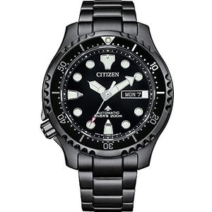 CITIZEN Analoge NY0145-86E, Zwart/Wit, Armband, Zwart/Wit, Armband