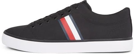 Tommy Hilfiger - TH HI VULC LOW CORE - Gymschoenen - Zwart