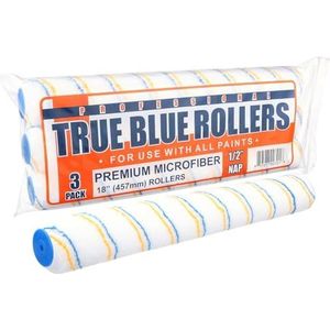 True Blue 18 ""professionele verfrolhoezen, het beste voor alle soorten verf (3, 1/2"" Nap)