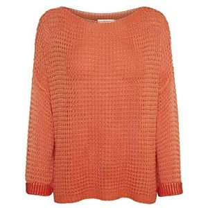 Cream CRHannit trui sweater, koraaloranje, S/M, koraal-enorang, S/M