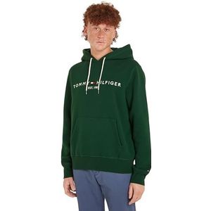 Tommy Hilfiger Tommy Logo Hoodie voor heren, Groen (Sier Groen), M