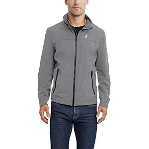 Nautica Mannen lichtgewicht stretch atletische outdoor volledige rits windjack bomber golfjas, wolk grijs, XXL