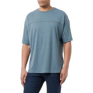 Dagi Heren Crew-Neck Oversized Everfresh T-shirt, blauw, M