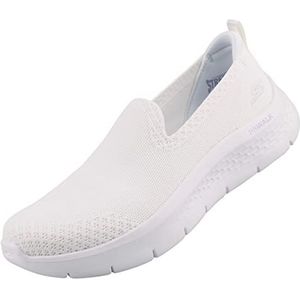 Skechers Go Walk Flex Sneaker voor dames, Witte textielbekleding, 41 EU