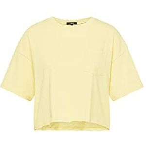Mavi Pocket Tee T-shirt voor dames, Yellow Cream, M