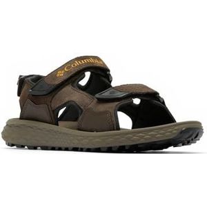 Columbia Men's Konos Hiker 3-Strap, Sports and Outdoor Sandals, Cordovan/Mud, 8