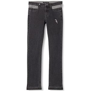 IKKS Jongens Jeans, Zwart Used, 24 Maanden