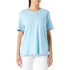 Minus Dames Cathy GOTS Tee T-shirt, 5014 Pasific Blue, XS