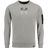 KEYLARGO - Klelection - Sweatshirt - Grijs - Col Rond, Lange Mouwen, Praktische Zak