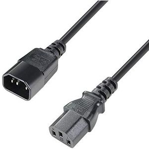 Adam Hall Cables 8101 KE 0300 - Stroomverlengkabel C14 - C13 3 m