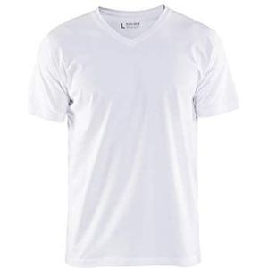 Blakläder 33601165 T-shirt V-hals, wit, maat L