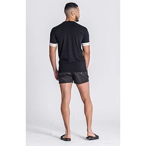 Gianni Kavanagh Zwarte Capri T-shirt, XXL Heren