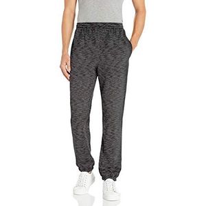 Amazon Essentials Men's Fleece joggingbroek met gesloten manchetten (verkrijgbaar in grote en lange maten), Houtskool Ruimteverf, S