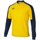 Joma Eco Championship Sweatshirt Met Halve Rits Geel Jongen