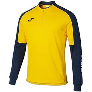Joma Eco Championship Sweatshirt Met Halve Rits Geel Jongen
