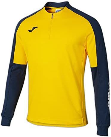 Joma Eco Championship Sweatshirt Met Halve Rits Geel Jongen