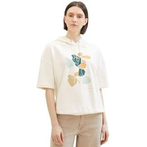TOM TAILOR Sweatshirt voor dames, 10315 - Whisper White, L