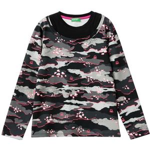 United Colors of Benetton T-shirt voor meisjes en meisjes, Veelkleurig., 130