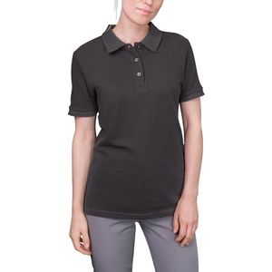 Women's 'Luxury Stretch' Polo met korte mouwen Dark Grey
