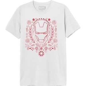 Marvel T-shirt voor heren, Wit, XS