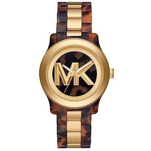 Michael Kors Brecken Horloge voor heren, uurwerk met chronograaf en roestvrij stalen of lederen band