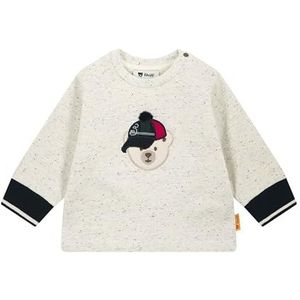 Steiff Sweatshirt EU maat 56 Eggnog sweatshirt met lange mouwen voor kinderen, trui met lange mouwen, babybovendeel, ideaal basic shirt, comfortabel en zacht, wasmachinebestendig, Eggnoga, 56
