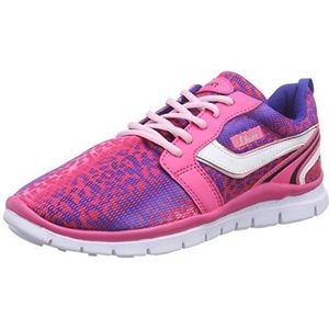 s.Oliver 43201 Sneakers voor meisjes, Roze Roze Comb 519, 37 EU