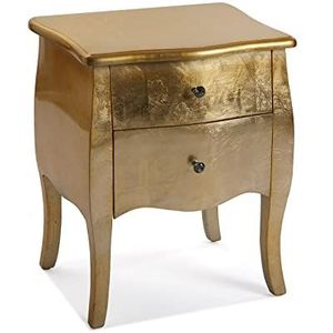 Nachtkastje Versa Cagliari Gouden 39 x 60 x 50 cm