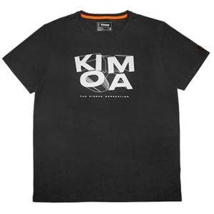 KIMOA Uniseks T-shirt voor volwassenen, Donkergrijs, XL