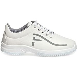 Abeba Lage schoen 6729 - Uni6 microvezel textiel wit