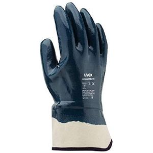 Uvex 6094510 beschermende handschoenen, blauw, wit, 10