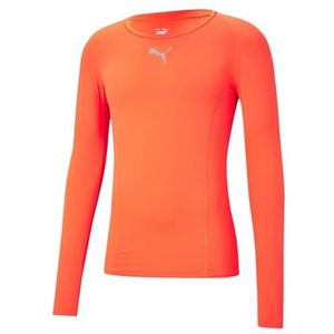 PUMA Liga Baselayer Tee LS, Neon Sun T-shirt voor heren