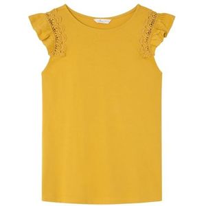 Springfield Dames T-shirt, goud/mosterd, large, goud/mosterd, L