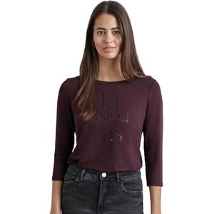 Street One Shirt met artwork, Enigma Red, 44