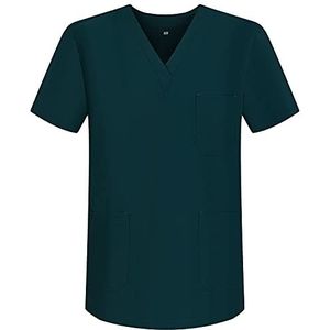 Scrub Top Unisex Scrubs - Medische Uniform V-hals Tuniek Scrub Top 817