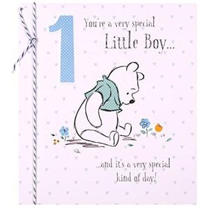Hallmark Leeftijd 1 verjaardagskaart voor kleine jongen - Winnie-The-Pooh Design