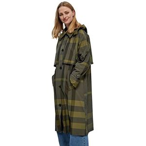 Minus Dames Ronja trenchcoat, Green Bay Checks, 44