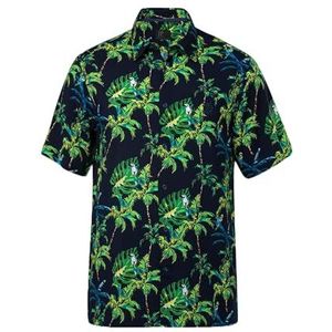 JP 1880 heren overhemd, zwart, L