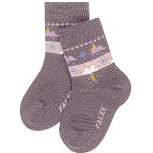 FALKE Uniseks-baby Sokken Baby Weather Fair Isle B SO Katoen Gedessineerd 1 Paar, Rood (Parrod Red 8840), 74-80