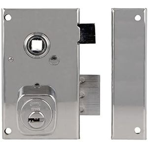 Amig Model 75N scharnierend slot, helder chroom, 75N-65