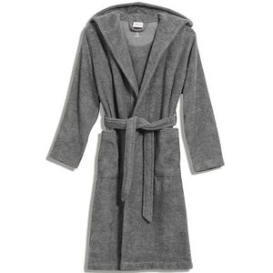 Möve Superwuschel badjas met capuchon Kids & tieners, badjas van 100% katoen, maat 140, steen