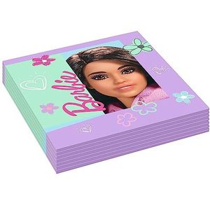 Amscan 9915483 - Barbie Sweet Life Kids Verjaardagsfeest Luncheon Servetten - 8 Pack