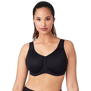 Wacoal Women's Full Support Underwire Sport Bra, Black, 34H